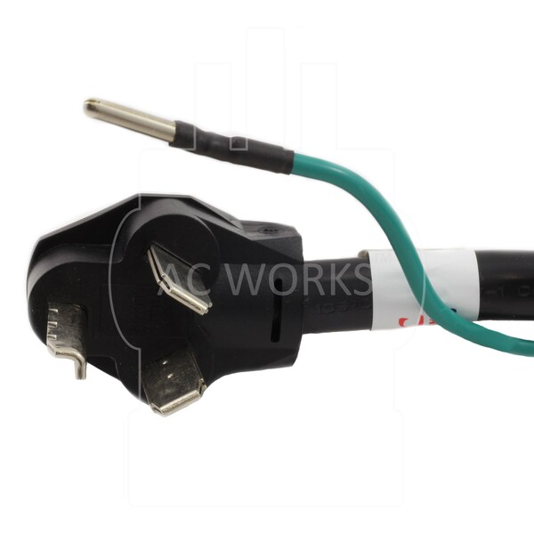 Ac Works 3-Prong 30A Dryer Plug to 4-Prong Dryer Female Connector Adapter - S10301430-018