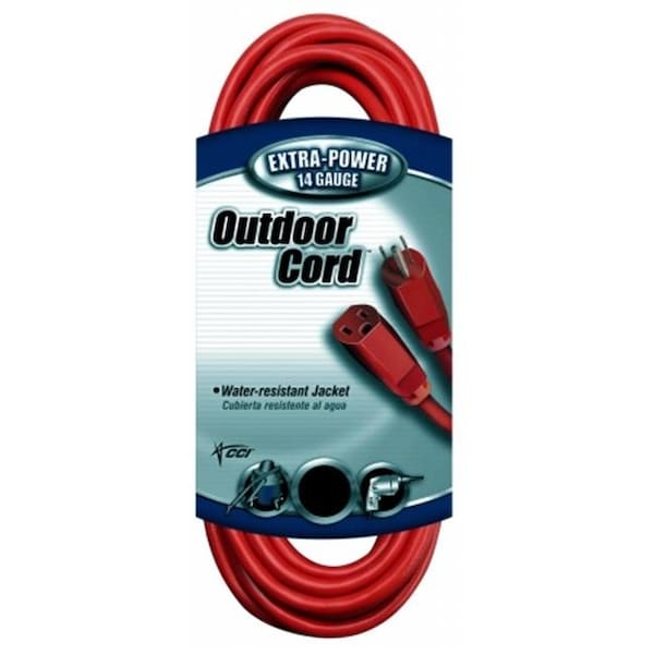 Southwire Extension Cord, 14 AWG, Outdoor, 14/3, 100 ft - 2409