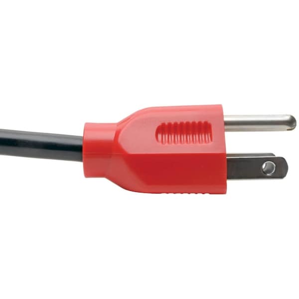 Tripp Lite Power Cord, 5-15P to C13, 10A, 18AWG, 4ft - P006-004-RD