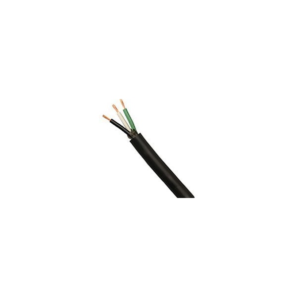 Cci CCI 233860408 SJEW Electrical Cord, 16 AWG, Black TPE Sheath - 233860408