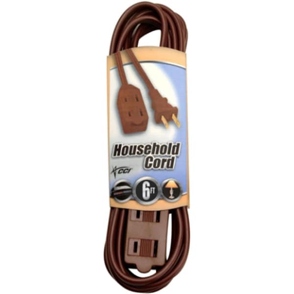 Coleman SPT-2 Extension Cord, 16 AWG, 16/2, 3 Outlets, 9 ft - 94028907