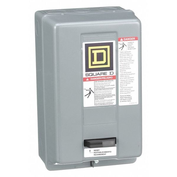 Square D Steel Electrical Enclosures, 10 in H, 5.6 in D, 6 in W, NEMA 1, Screw On - 9991SCG8