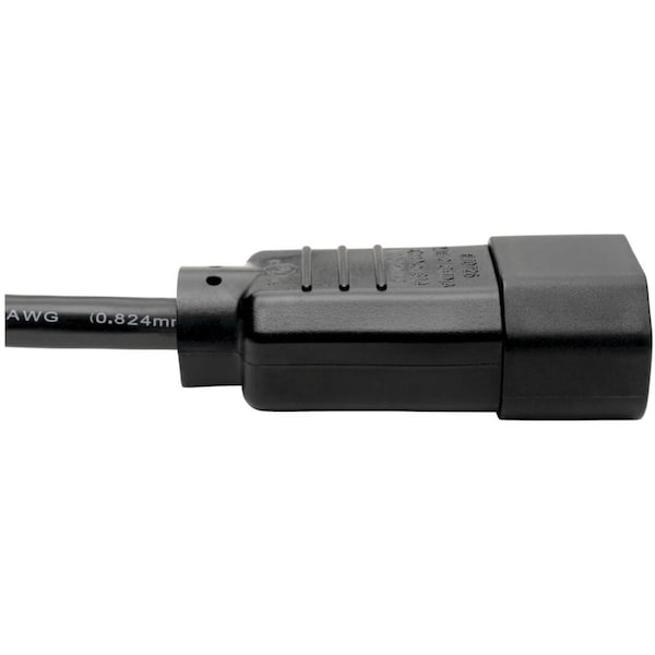 Tripp Lite Power Cord, C14 to C13, 10A, 18AWG, 15ft - P004-015