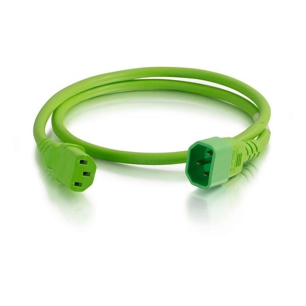 C2G 10Ft C14 To C13 14/3 Sjt Green - 17567