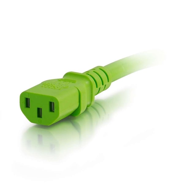 C2G 10Ft C14 To C13 14/3 Sjt Green - 17567