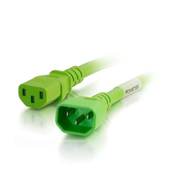 C2G 6Ft C14 To C13 14/3 Sjt Green - 17555