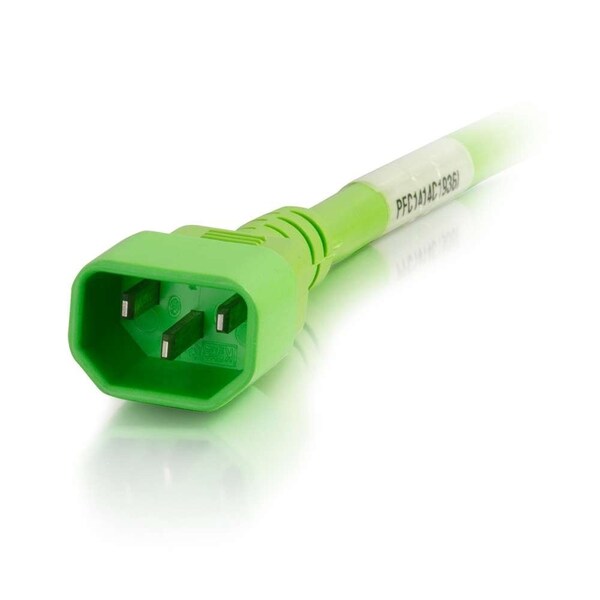 C2G 6Ft C14 To C13 14/3 Sjt Green - 17555