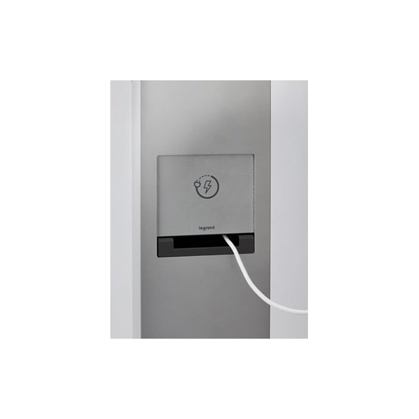 Wiremold Outdoor Charging, Silv, 1 GFCI, 4 USB Port - XCSAL2GRU-SV