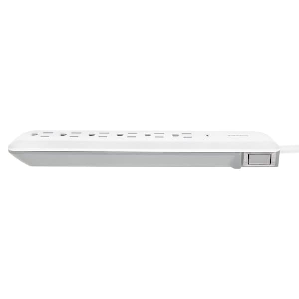 Monoprice 6 Outlet Slim Surge Protector Power Strip - 540 Joules  Clamping Voltage 500V - 9198