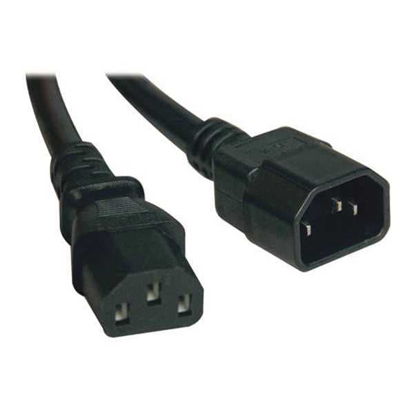 Tripp Lite Power Cord, C14 to C13, 10A, 18AWG, 2ft, Max. Amps: 10 - P004-002