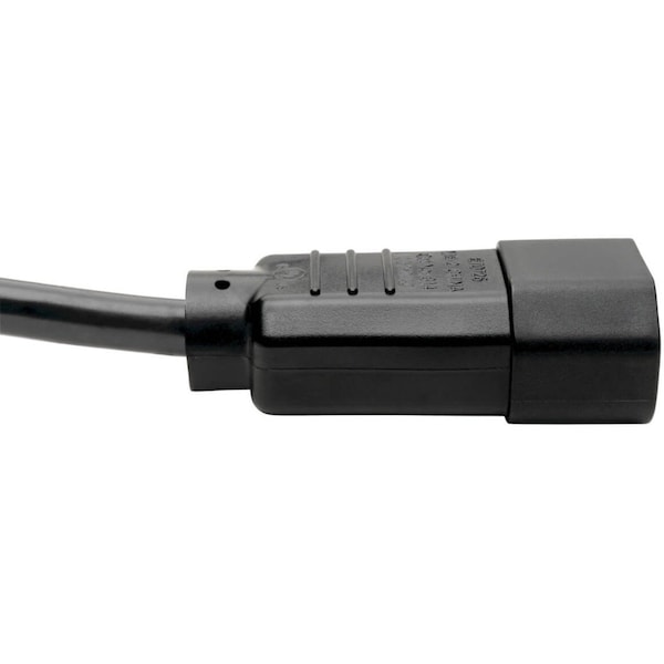 Tripp Lite Power Cord, C14 to C13, 10A, 18AWG, 2ft, Max. Amps: 10 - P004-002