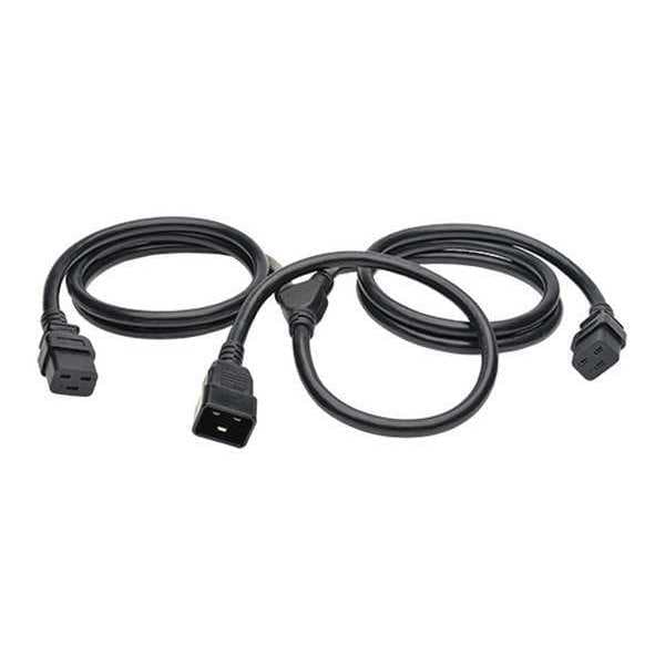 Tripp Lite Power Cord, HD, 2x C19, C20, 20A, 12AWG, 6ft - P036-006-2C19