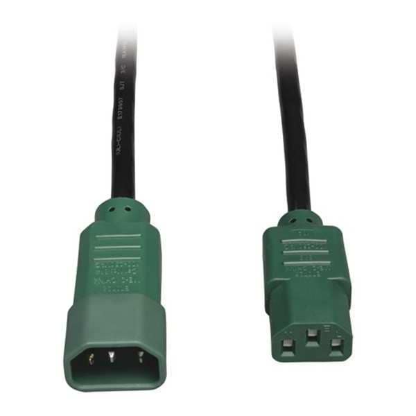 Tripp Lite Power Cord, C14 to C13, 10A, 18AWG, 4ft - P004-004-GN