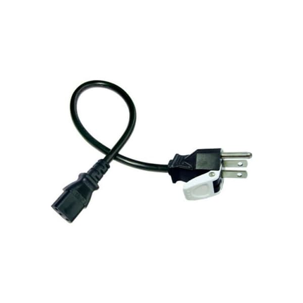 Conntek Conntek 0, 10 Amp 125V Power Supply Cord, 5-15P to IEC C13 with Snap-Pop - 5205