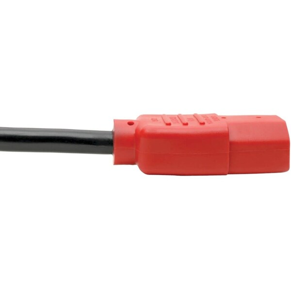 Tripp Lite Power Cord, C14 to C13, 10A, 18AWG, 4ft - P004-004-RD