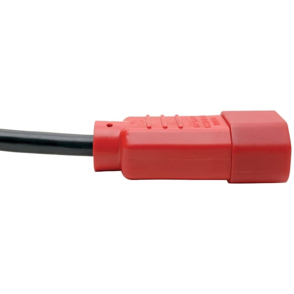 Tripp Lite Power Cord, C14 to C13, 10A, 18AWG, 4ft - P004-004-RD
