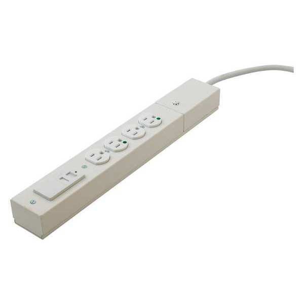 Hubbell Wiring Device-Kellems Surge Protector, 2USB, 15A Hosp Gr, 6 Ft. - HBL6HGUSB6