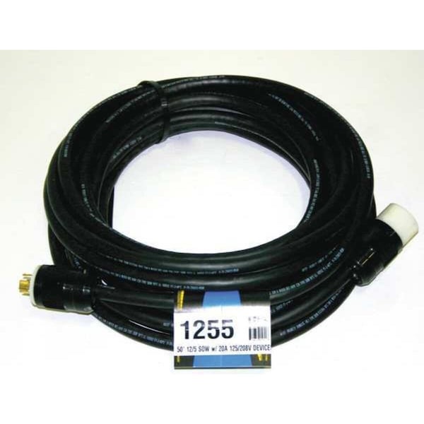 Cep 50 ft 12/5 SOW CORD W/ 20A 120/208V DEVICES - 1255