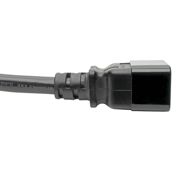 Tripp Lite Power Cord, HD, C19 to C20, 20A, 12AWG, 2ft - P036-002-6