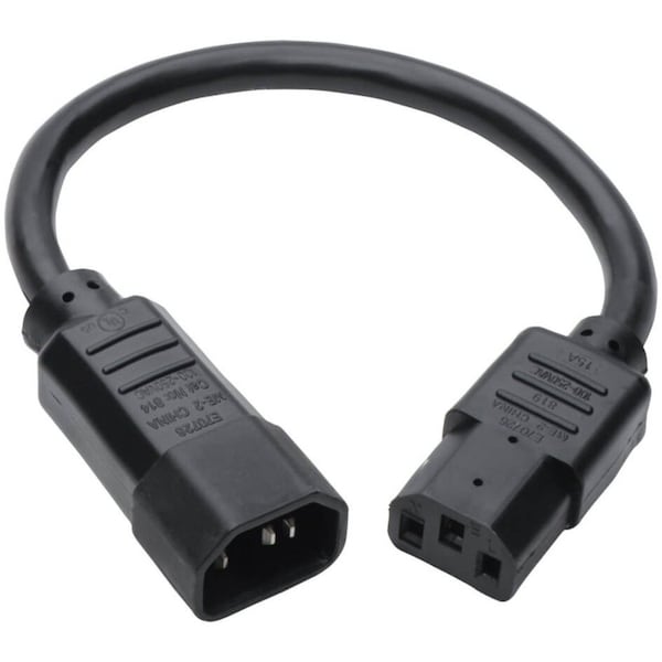 Tripp Lite Heavy Duty Power Cord, C14, C13, 14LA, 12ft - P005-12N