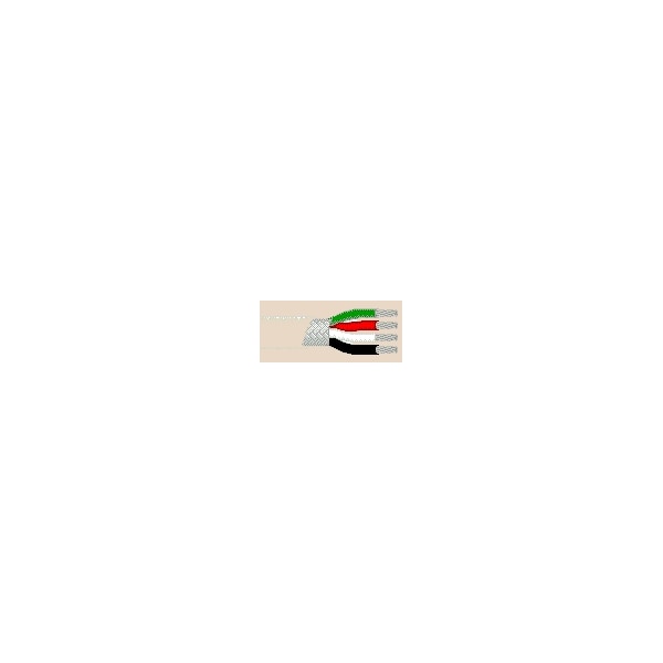 Belden Multi-Conductor Cable, 20 AWG, 4 C, White, PVC, Stranded, 600V AC - 9964 0091000