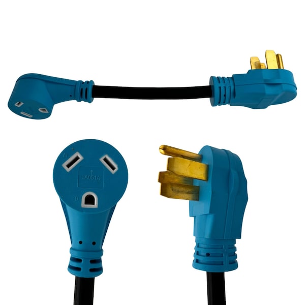 Connecticut Electric 50-Amp to 30-Amp Dogbone Adapter NEMA14-50P to TT-30R - HEDB5030AD