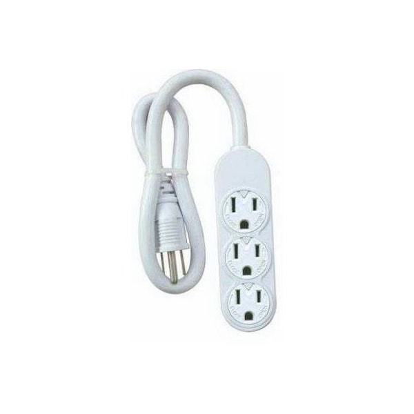 Kab Enterprise ME WHT 3Out PWR Strip - PS-304