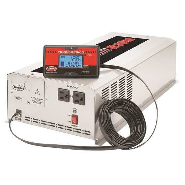 Tundra Power Inverter, Modified Sine Wave, 6,000 W Peak, 3,000 W Continuous, 2 Outlets - M3000