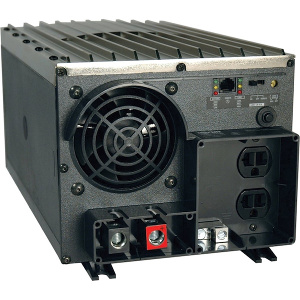Tripp Lite Power Inverter, Modified Sine Wave, 4,000 W Peak, 2,000 W Continuous, 2 Outlets - PV2000FC
