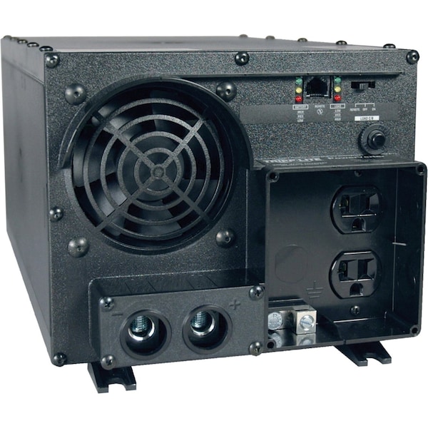Tripp Lite Power Inverter, Modified Sine Wave, 4,800 W Peak, 2,400 W Continuous, 2 Outlets - PV2400FC