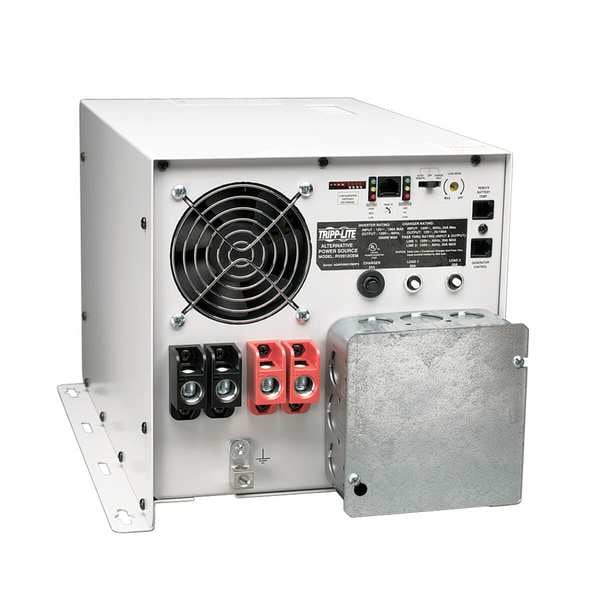 Tripp Lite Power Inverter and Battery Charger, Pure Sine Wave, 6,000 W Peak, 3,000 W Continuous, 1 Outlets - RV3012OEM