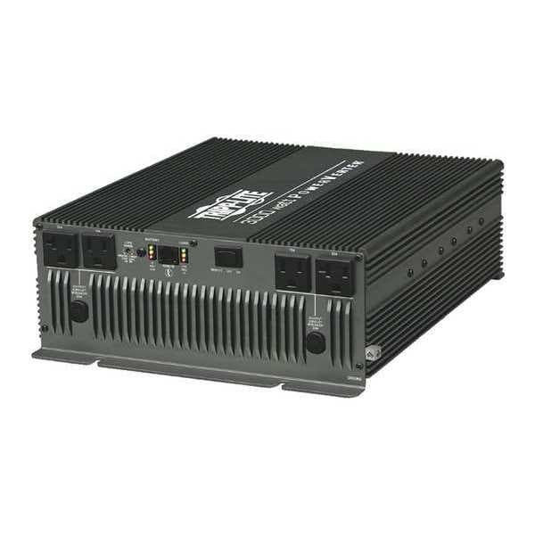 Tripp Lite Power Inverter, Sine Wave, 6,000 W Peak, 3,000 W Continuous, 4 Outlets - PV3000