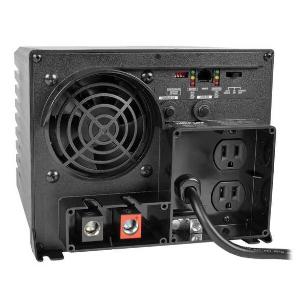 Tripp Lite Power Inverter and Battery Charger, Modified Sine Wave, 1,500 W Peak, 750 W Continuous, 2 Outlets - APS750