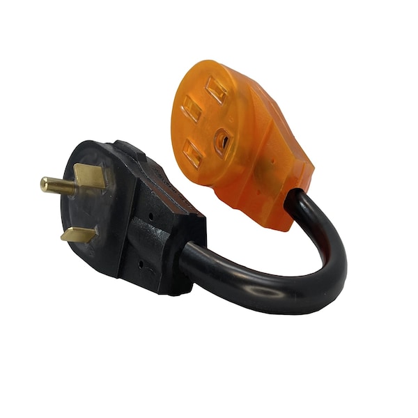 Reliance Controls Color Connect 10/3 SJTW 125  12 in. L Generator Power Cord Adapter - ACRV52