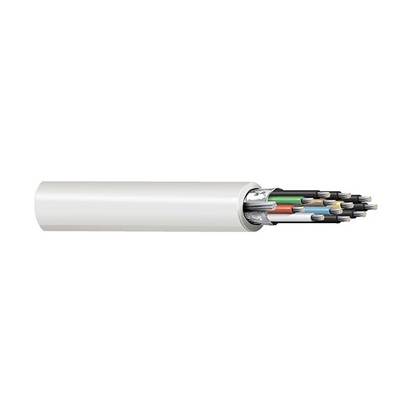 Belden Multi-Conductor Cable, 24 AWG, 2 C, Red, FEP, Stranded, 300V AC - 88641 0021000