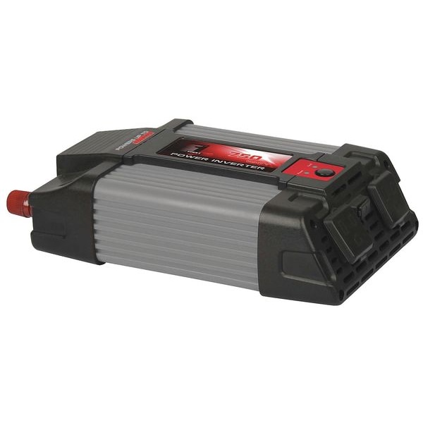 Westward Power Inverter, Modified Sine Wave, 1,500 W Peak, 750 W Continuous, 2 Outlets - 26X001
