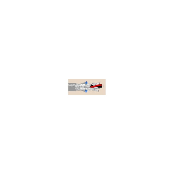 Belden Multi-conductor Cable, 24 AWG, 12 C, Chrome, PVC, Stranded, 300V AC, Indoor - 8166 0601000