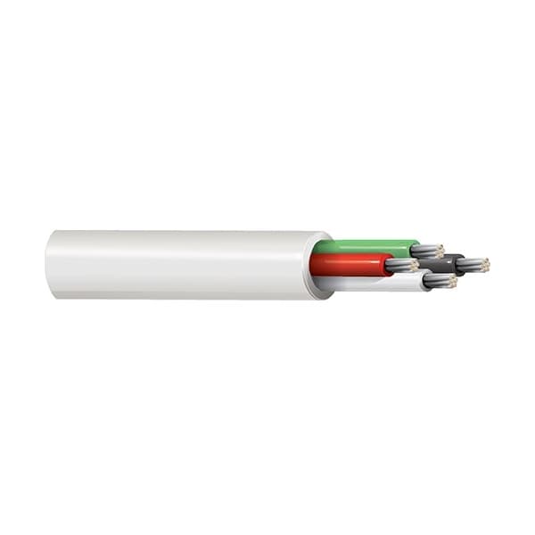 Belden Multi-Conductor Cable, 22 AWG, 4 C, Red, FEP, Stranded, 300V AC - 88444 0021000