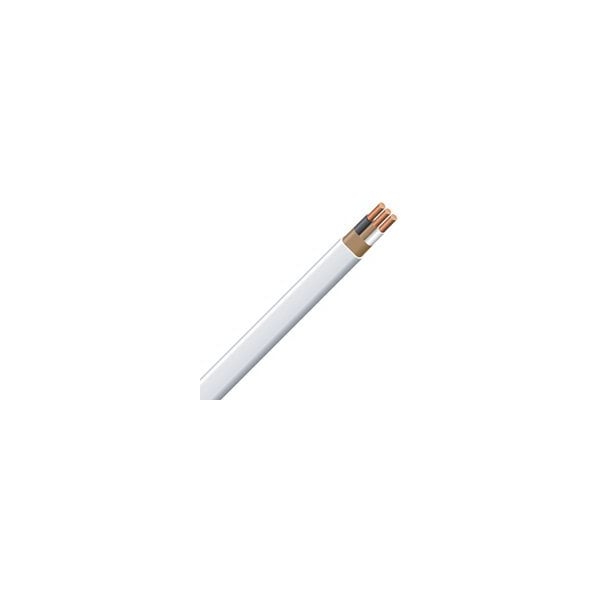 Southwire NM-B, Non-Metallic Building Cable, 14 AWG, White, Solid, 250 ft - 14/2NM-WGX250