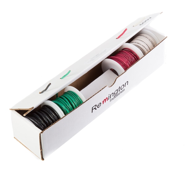 Remington Industries THHN, Building Wire, Copper, 12 AWG, Solid, 50 ft - 12SLDTHHNKIT50