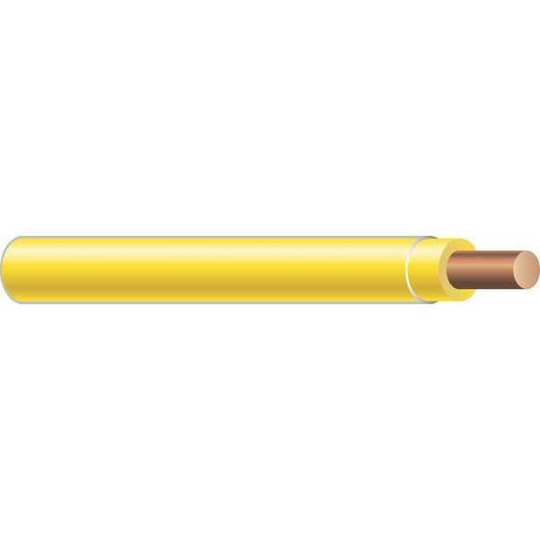 Southwire THHN, Building Wire, Copper, 10 AWG, 1C, Yellow, Solid, 500 ft - 11600401