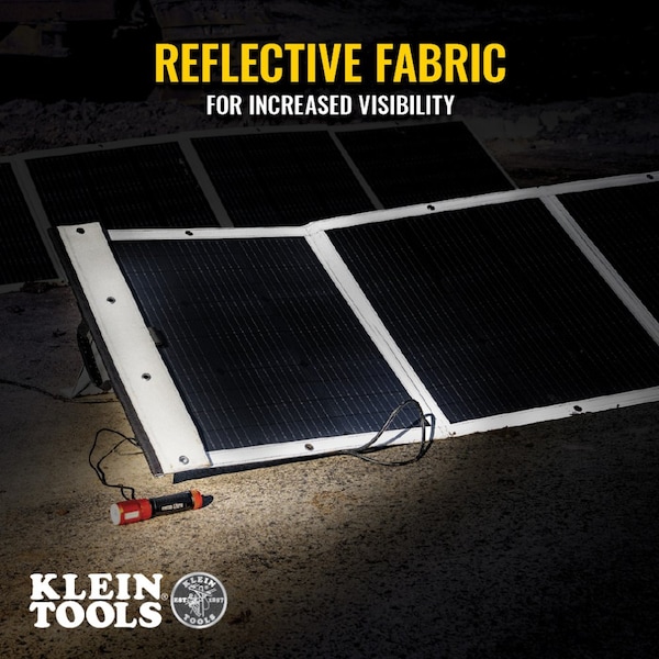 Klein Tools Monocrystalline Solar Panel, 200 W, 19.8V DC, 10.8 A, MC4 - 29251