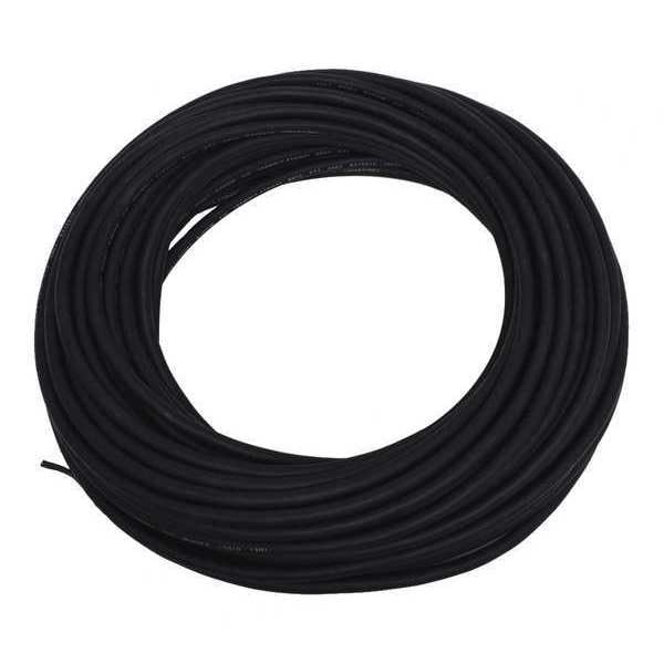 Zoro Select Portable Cord, SJOOW, 16 AWG, 2 C, Black, EPDM Rubber, Stranded, 300V, Indoor/Outdoor - E3610
