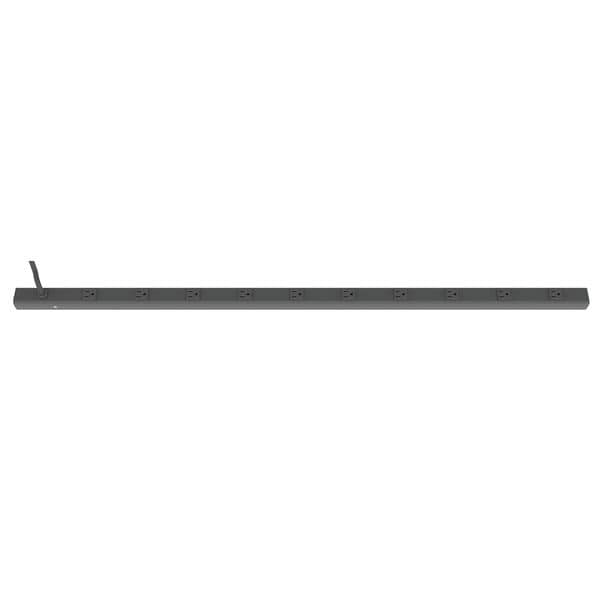 Power First Outlet Strip, 15A, 10 Outlet, 48 in., Gray - 5HN11