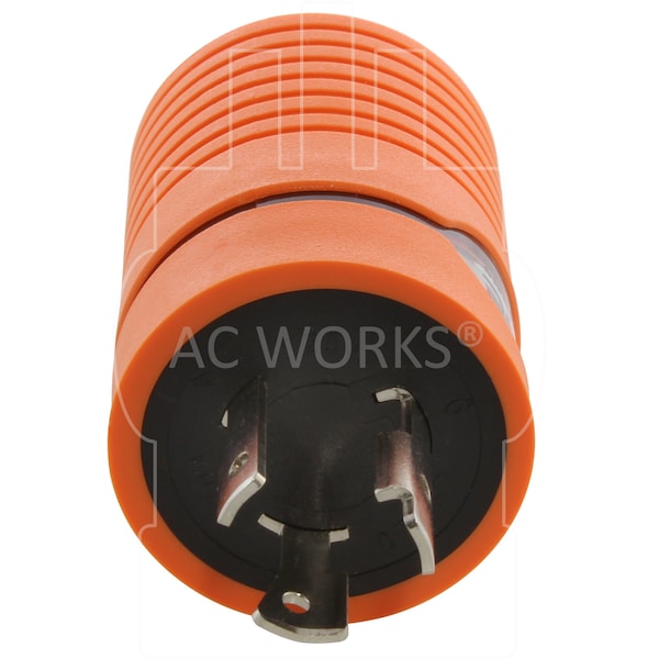 Ac Works Adapter 20A 125V L5-20P Male Plug To 5-15/20R 15/20A T-blade Female Connector - ADL520520