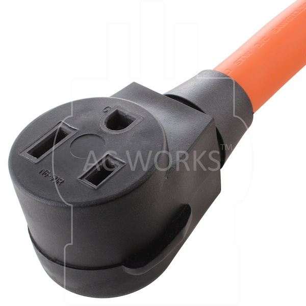Ac Works 1.5FT 50A RV/ Range/ Generator 14-50 Plug to 6-50R 50A 250V Welder Adapter - WD1450650-018
