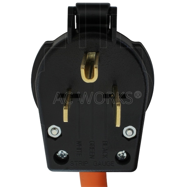 Ac Works 1.5FT 50A 3-Prong Welder 6-50P Plug to 3 NEMA 6-15/20 Tri-Outlets - S650W620-018