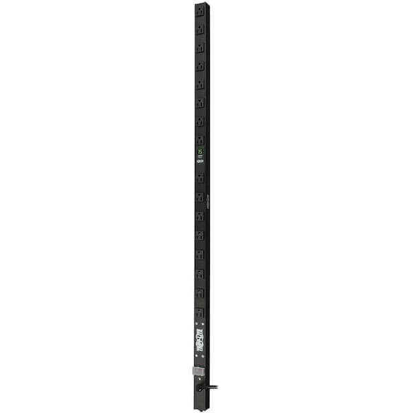 Tripp Lite PDU, 15A, 16 Outlet, 15 ft, Silver - PDUMV15