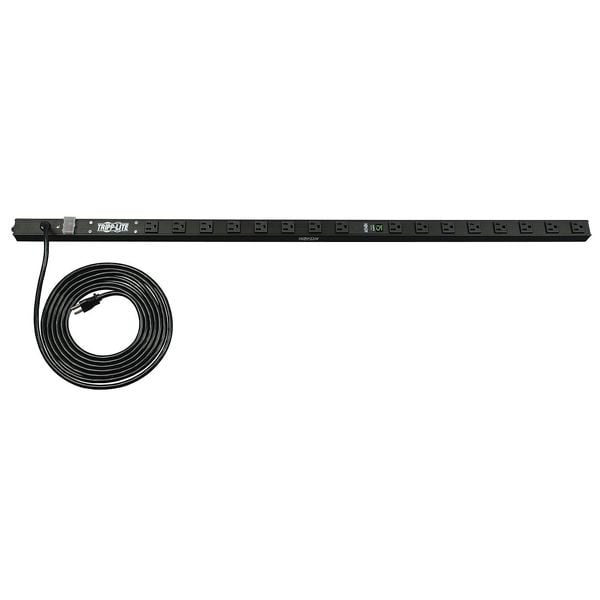 Tripp Lite PDU, 15A, 16 Outlet, 15 ft, Silver - PDUMV15