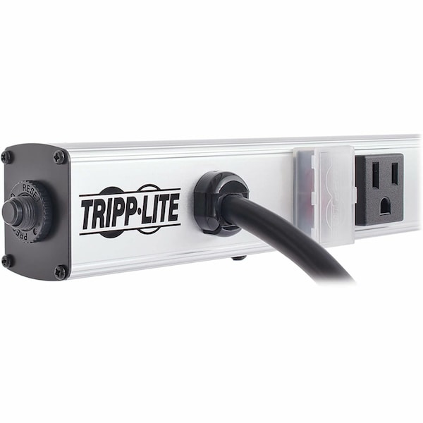 Tripp Lite Power Strip, 8-Outlet, RA, 5-15P, 24in cord - PS2408RA